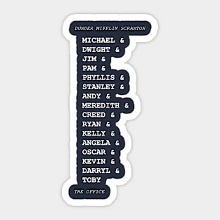 Dunder Mifflin Scranton 01 Sticker